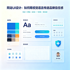 黄石建站-网站UI设计:如何用视觉语言传递品牌信任感